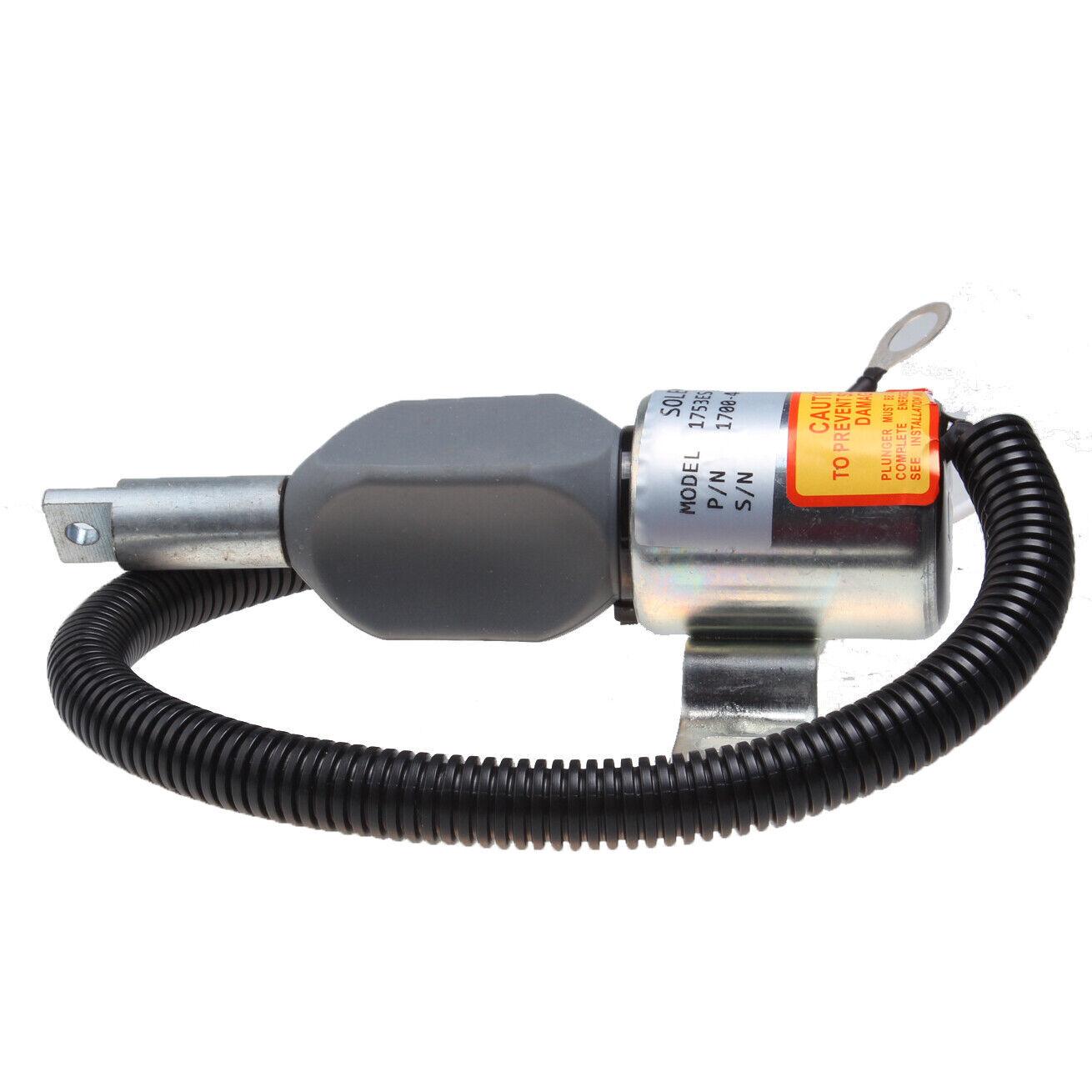 New Fuel Shut Off Solenoid for Isuzu 4JG1TP Engine TL140 C240 12V
