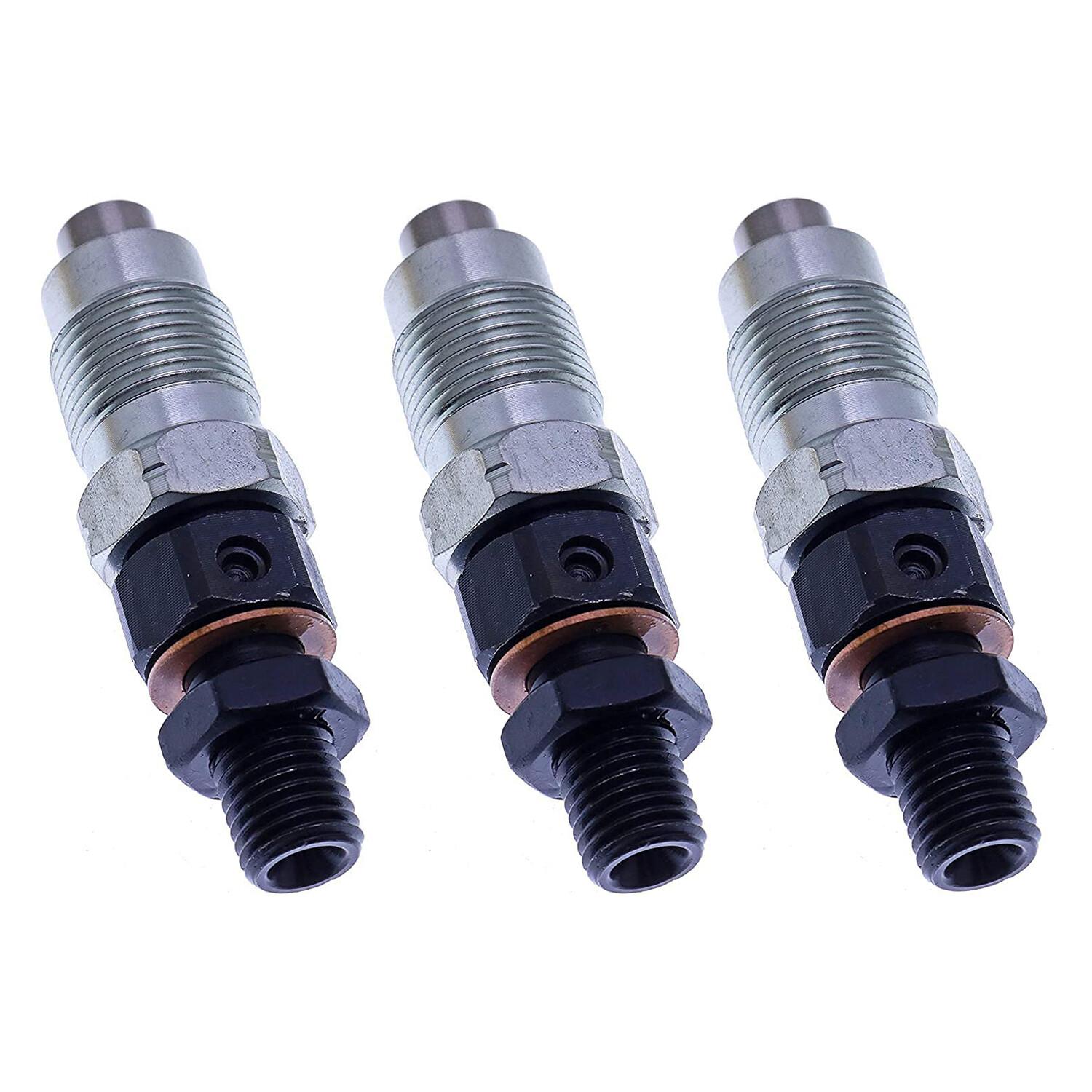 New 3x Fuel Injectors for Kubota D722 Engine H1600-53000 16001-53002 16001-53000