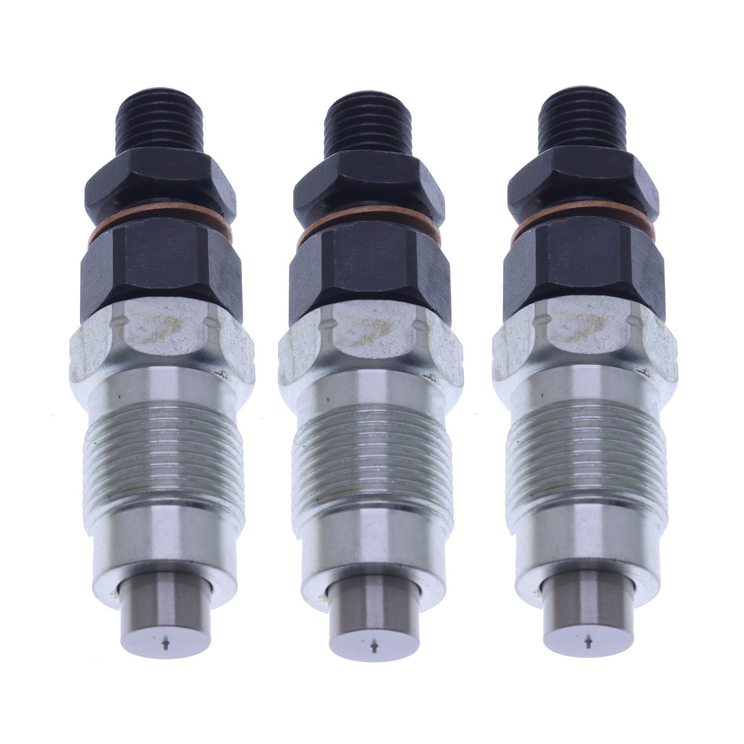 3x Fuel Injectors for Kubota ZD1011 ZD1021 ZD221 ZD321 ZD323 K-008 K008-3 KX41-3
