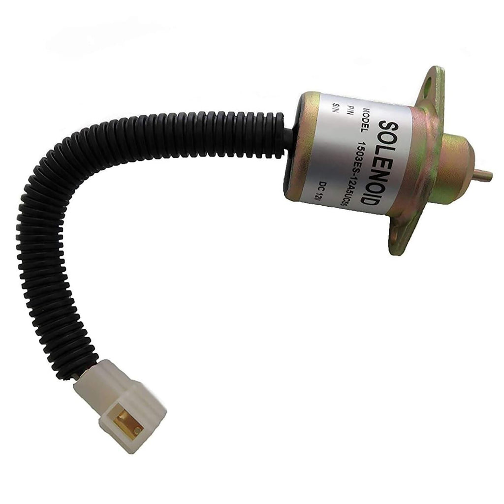 Fuel shutoff solenoid for JLG Lift 7023161 Kubota D905 Engine 12V