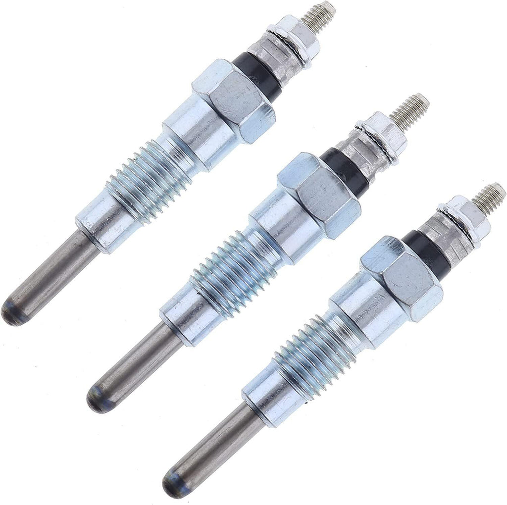 3X Glow Plug for Kubota Yanmar D750 D850 D950 B1500 B7100 B7001 B8200 F18D F20D