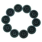 Dexter EZ Lube Trailer Camper Axle Wheel Rubber Grease Plugs Hub Dust Cap 10pcs