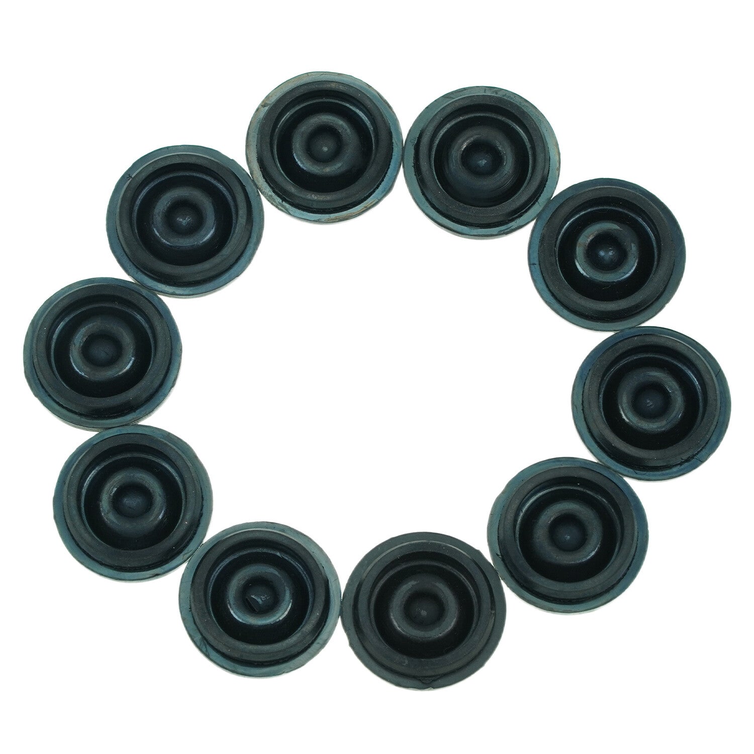 Dexter EZ Lube Trailer Camper Axle Wheel Rubber Grease Plugs Hub Dust Cap 10pcs