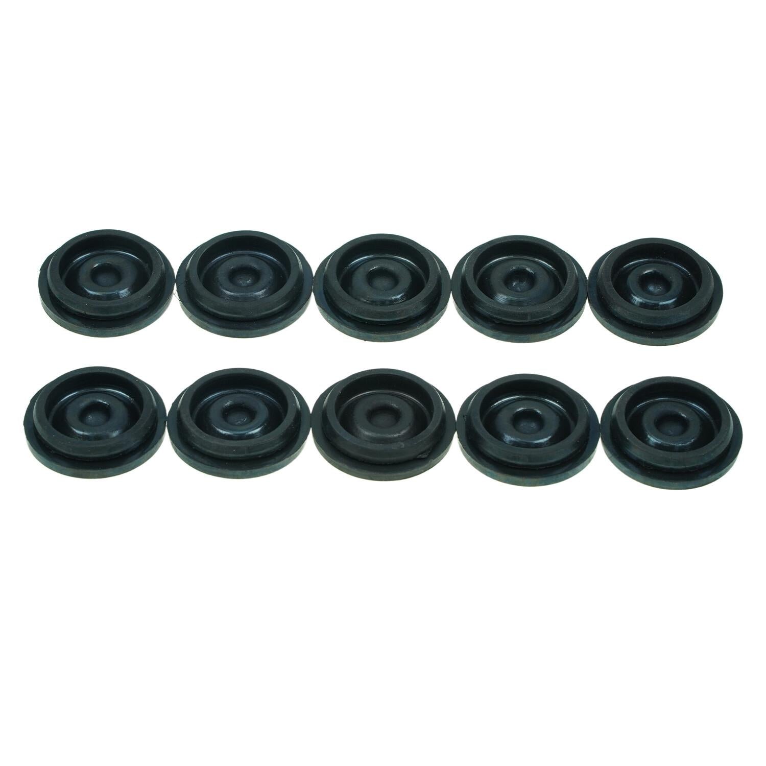 Dexter EZ Lube Trailer Camper Axle Wheel Rubber Grease Plugs Hub Dust Cap 10pcs