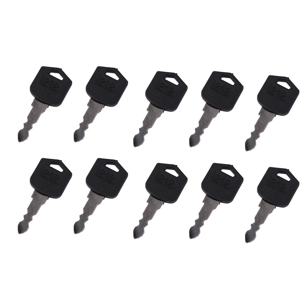 New 10 PCS 212 Ignition Keys D554212 for Doosan Daewoo Forklift D25 D35 G25 G35
