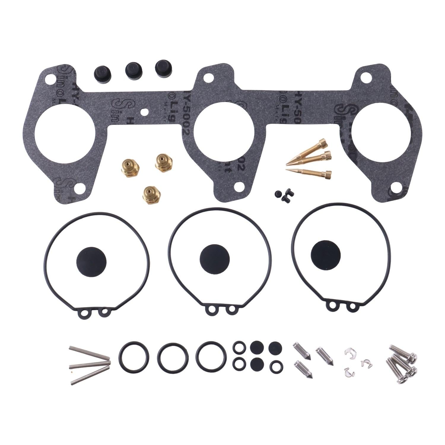 Carburetor Repair Kit 6H3-W0093-02 for Yamaha Outboard 2-Stroke 60HP 70HP