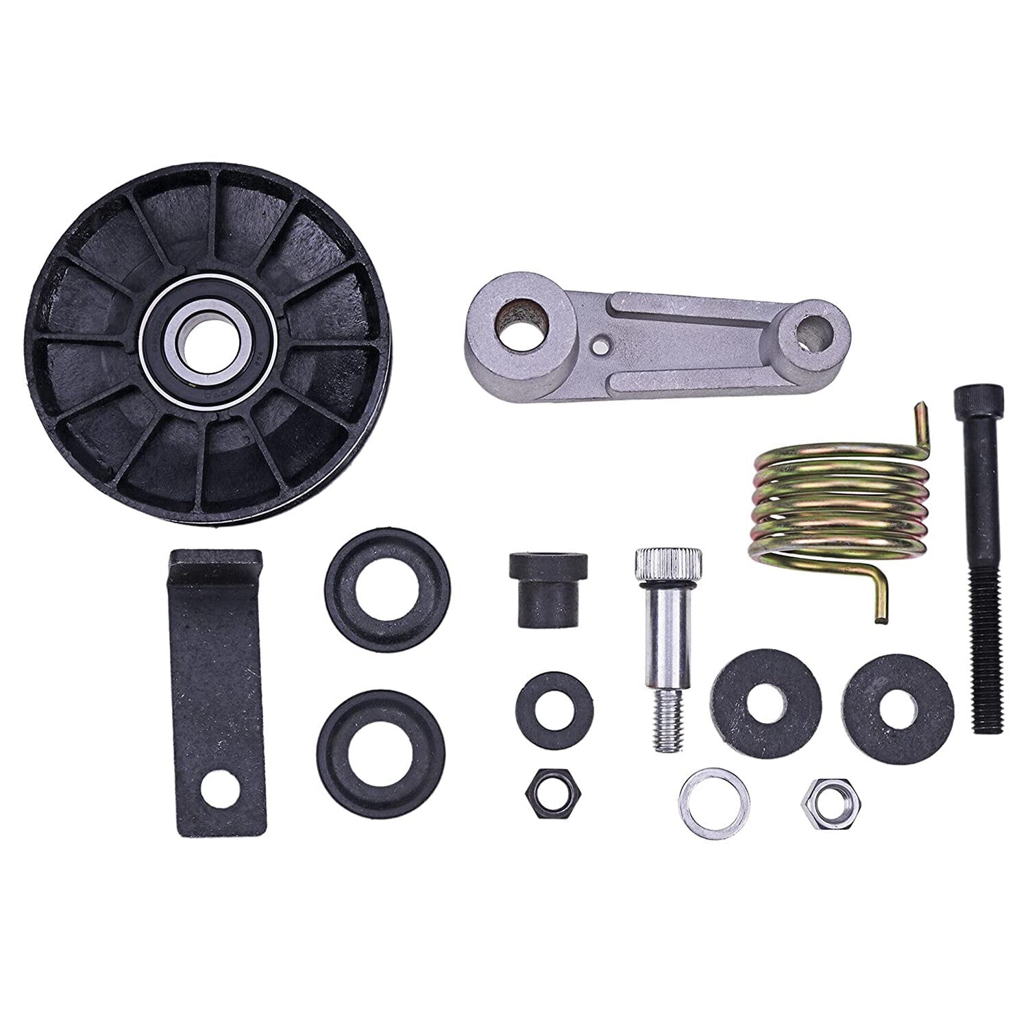 Cooling Fan Pulley Tensioner Kit for Bobcat S100 S130 S150 S160 S175 S185 S205
