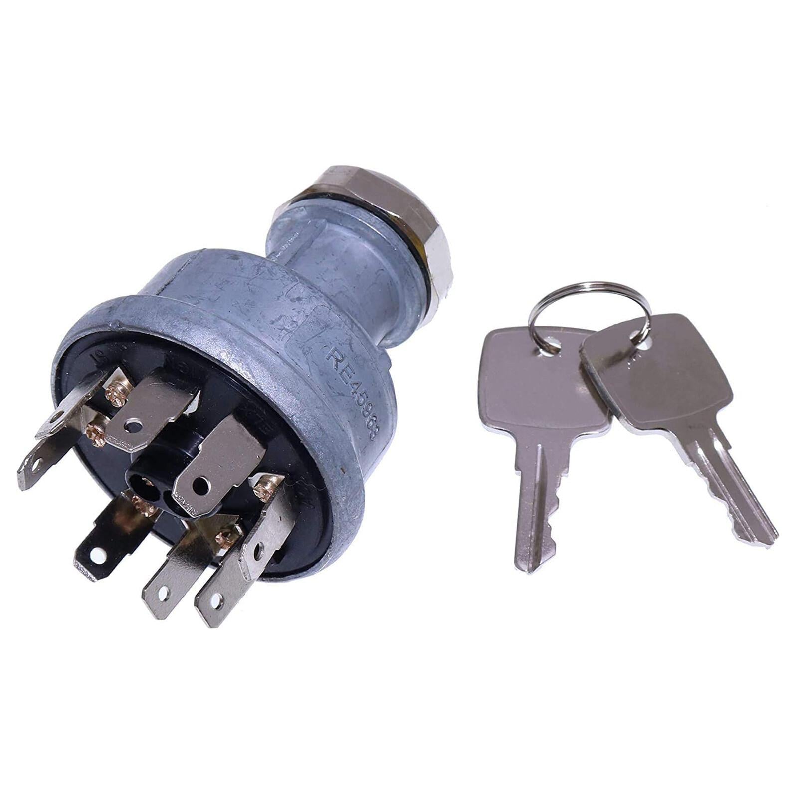 RE45963 Ignition Switch with 2 Keys for John Deere 5200 5300 5400 5500 5210 5310