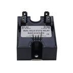 New Dual Solid State Relay D2440D-10 Random Turn On SSR 4-15VDC Input 280VAC 40A