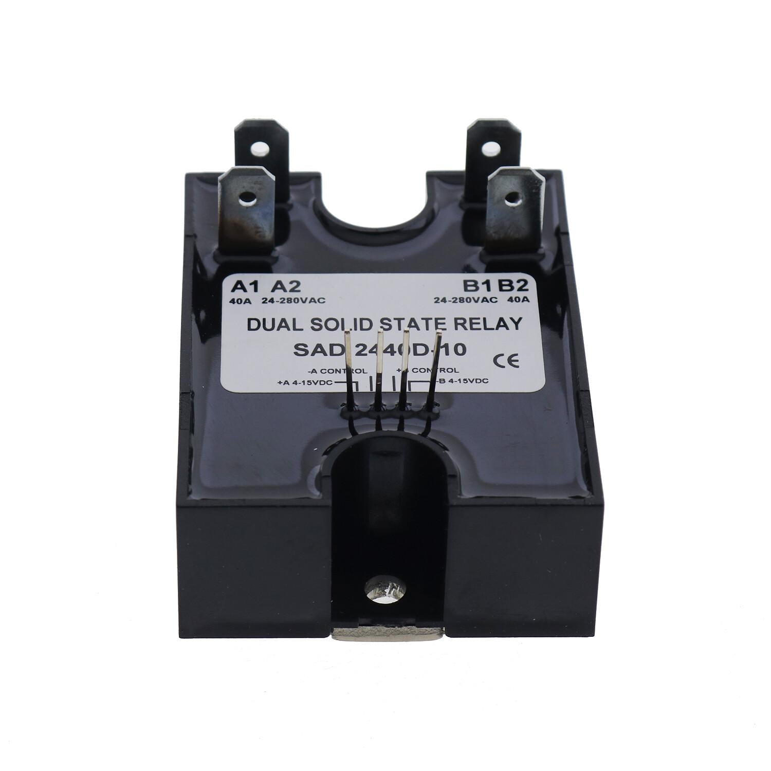 New Dual Solid State Relay D2440D-10 Random Turn On SSR 4-15VDC Input 280VAC 40A