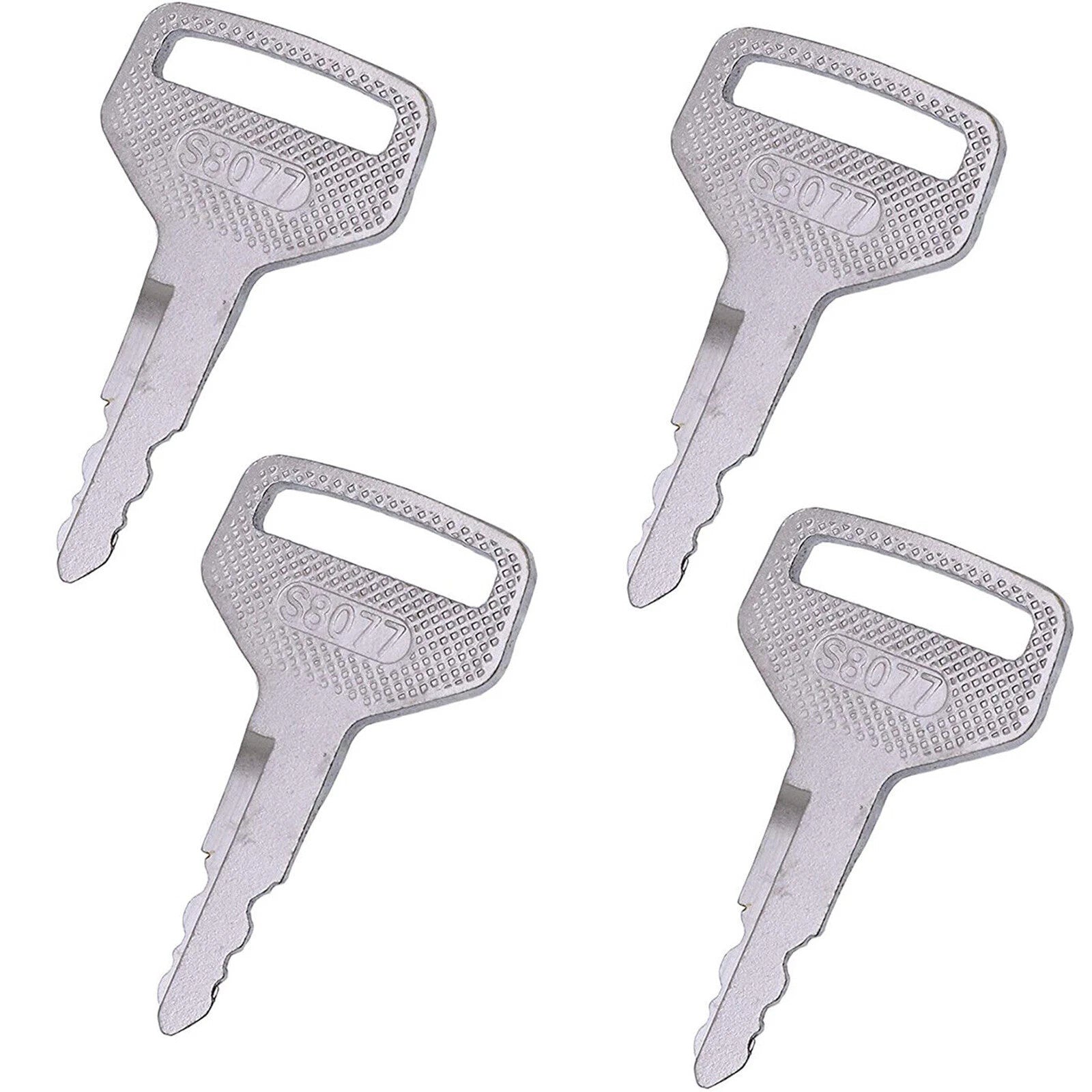 Set (4) 36919-75190 Ignition Keys for Kubota M Series Cab Tractors L3600 L4200