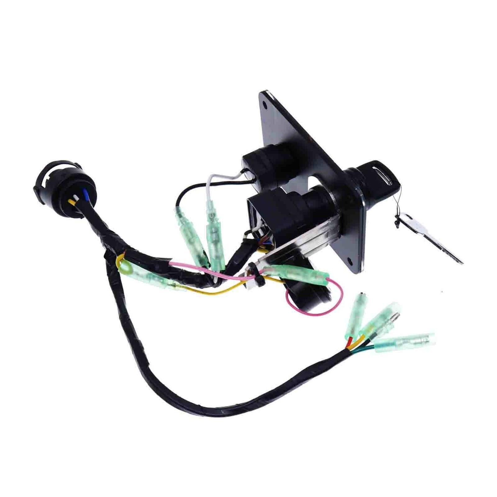 Outboard Single Engine Key Switch Panel Assembly 704-82570-12-00 For Yamaha