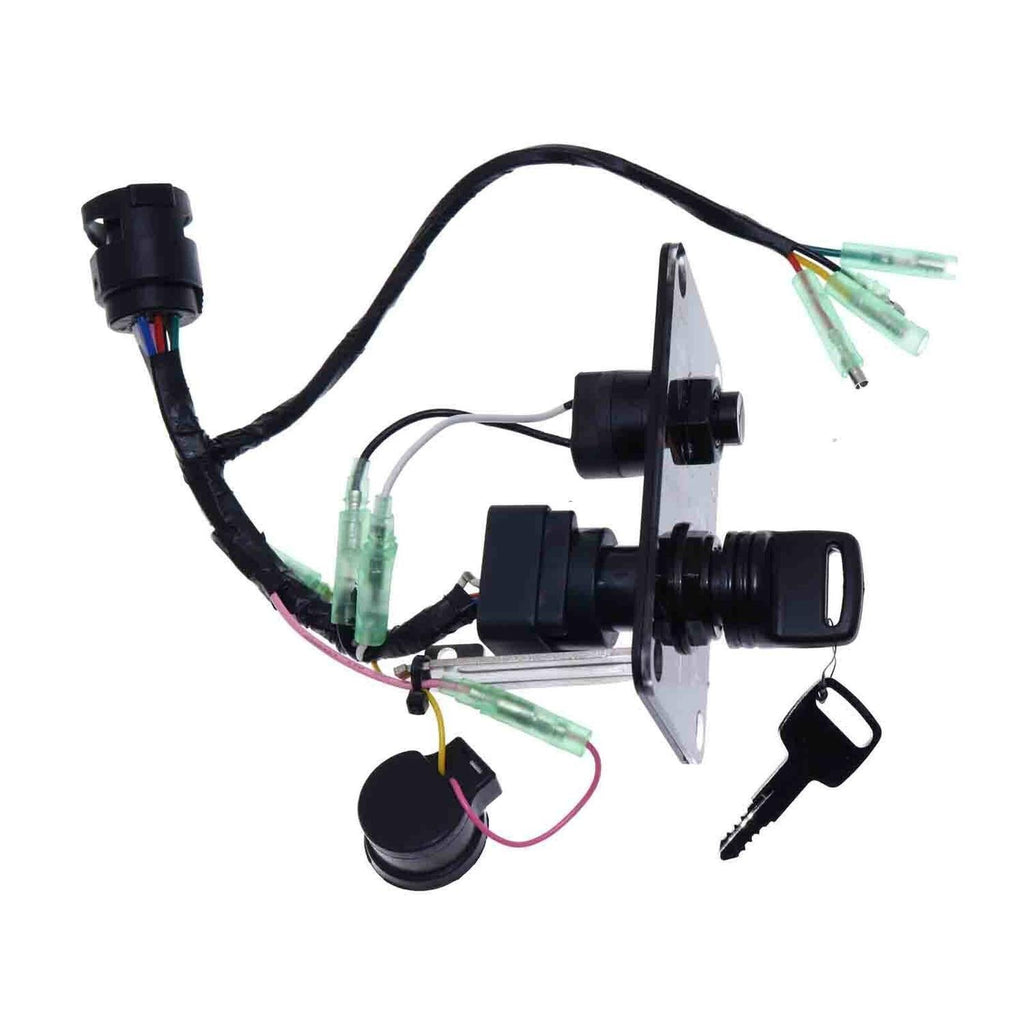 Outboard Single Engine Key Switch Panel Assembly 704-82570-12-00 For Yamaha