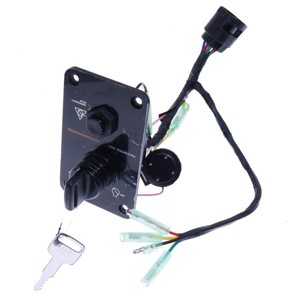 Outboard Single Engine Key Switch Panel Assembly 704-82570-12-00 For Yamaha