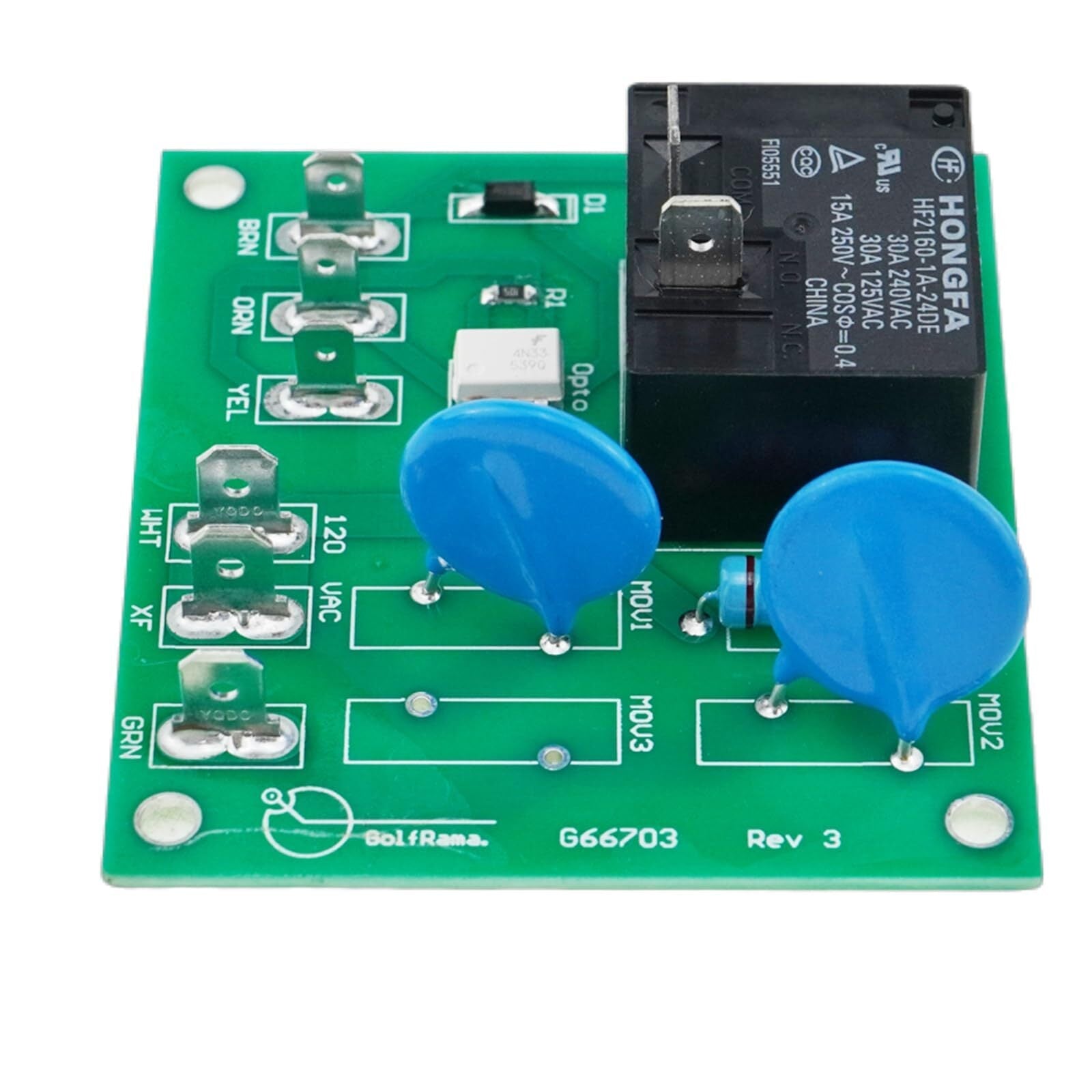 Power Input Charger Board G6670301 For EZGO 36V 1994-up Medalist/TXT Golf Carts