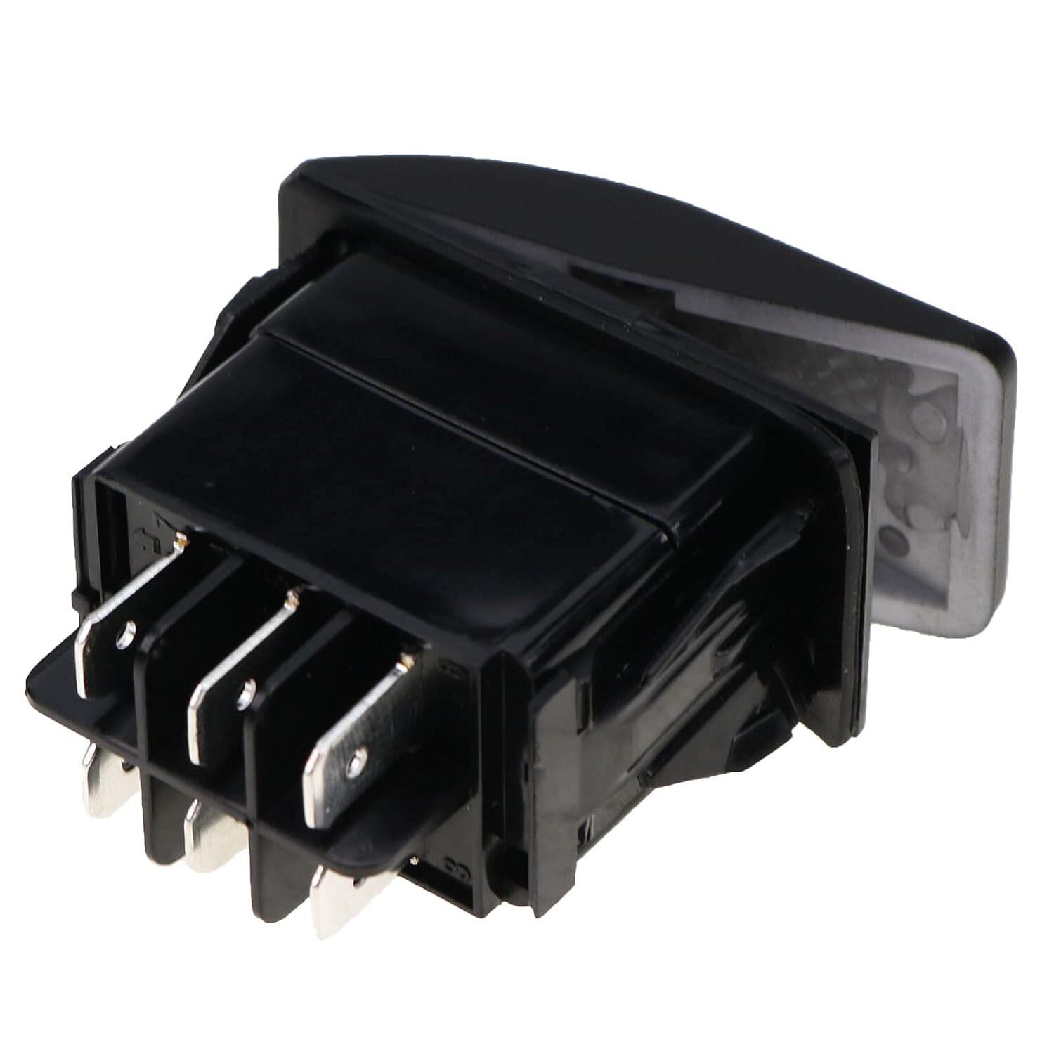 Rocker Switch - Replaces Generac 0D4767, DPDT ON-OFF-(ON)