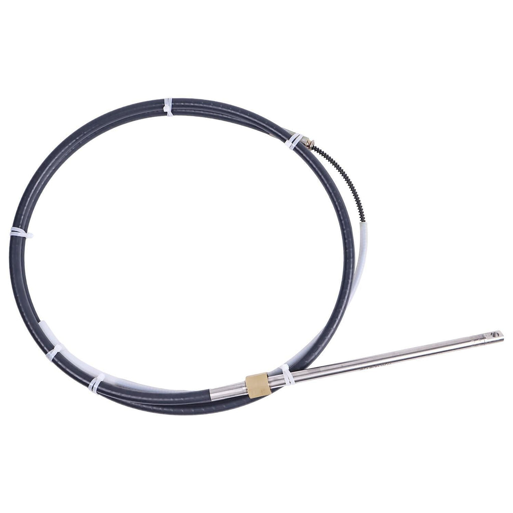 Safe-T QC 9ft Rotary Mechanical Steering Cable SSC6209 For Teleflex Marine helm