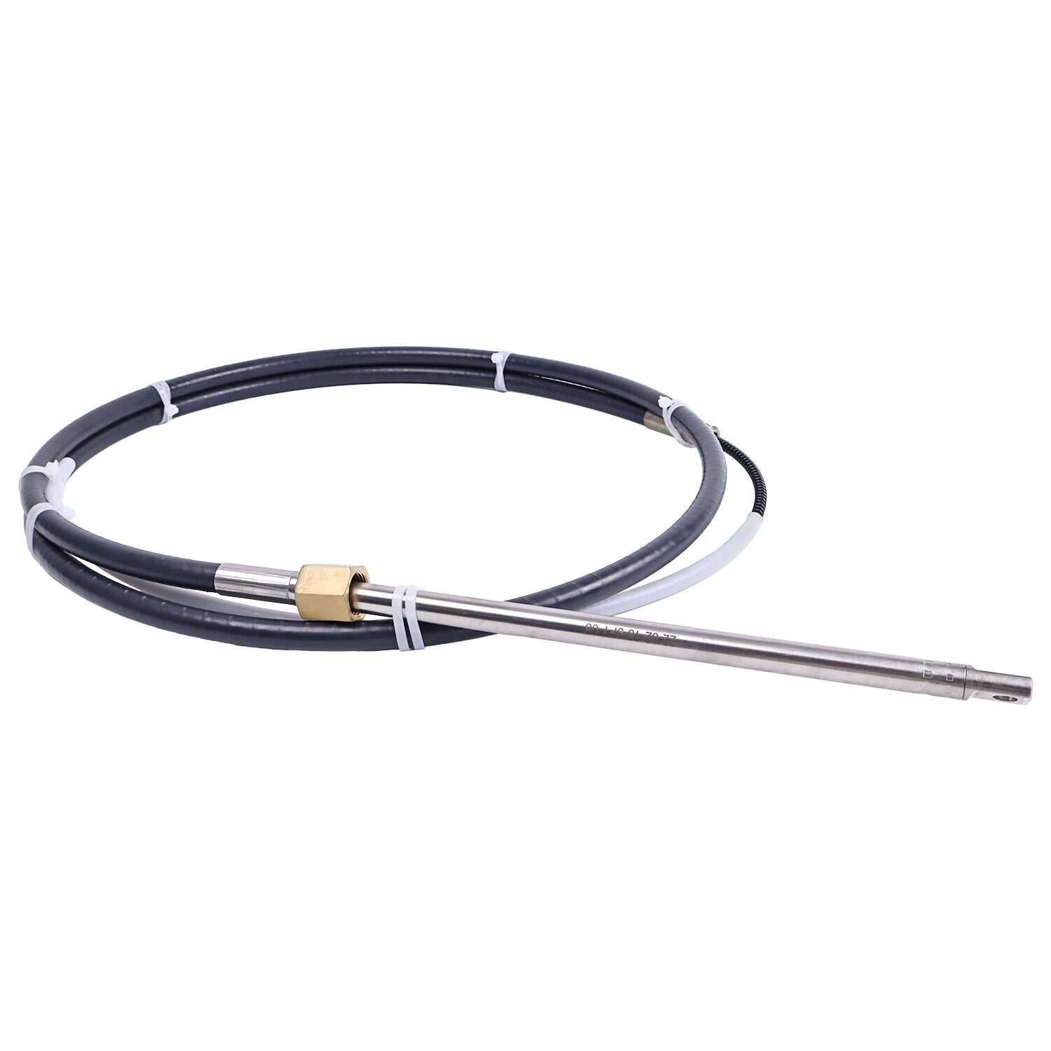 Safe-T QC 9ft Rotary Mechanical Steering Cable SSC6209 For Teleflex Marine helm