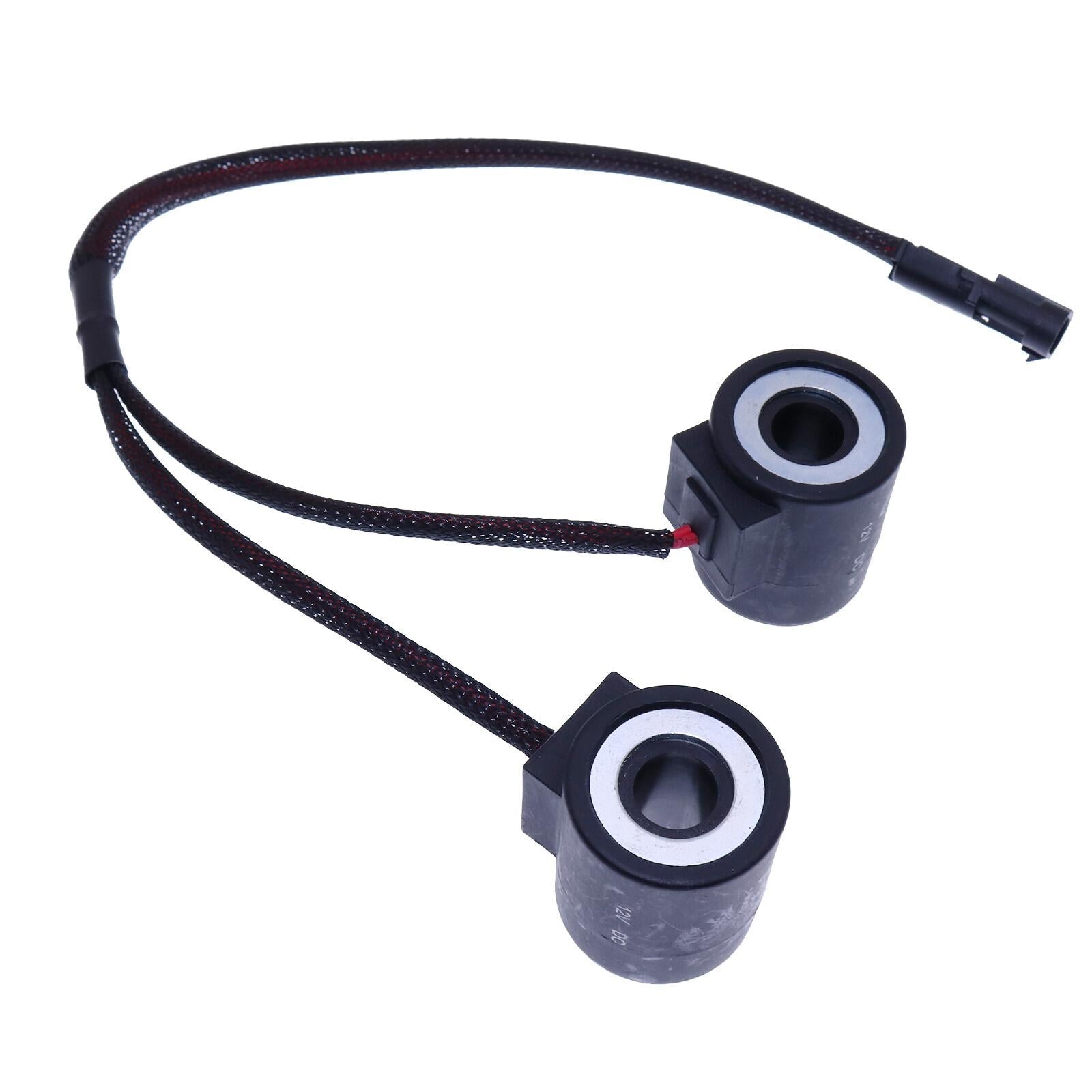 Solenoid Valve Double Coil AT163468 For John Deere Backhoe Loader 300D 310D