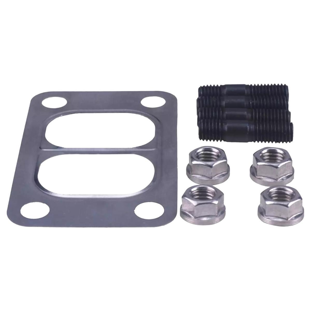 Turbo Mounting Studs Nuts w/Gasket 3818823 For Cummins 4B3.9 6B5.9 6C8.3 B3.3