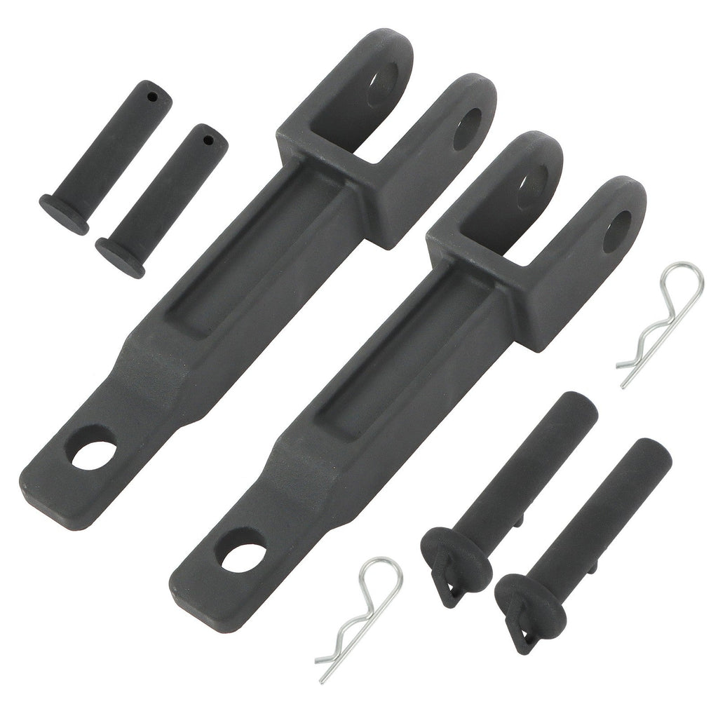 2PC Single Tow Hook A20-6014 W/ Pull Pin & Frame Pin For Peterbilt/Kenworth 10KG
