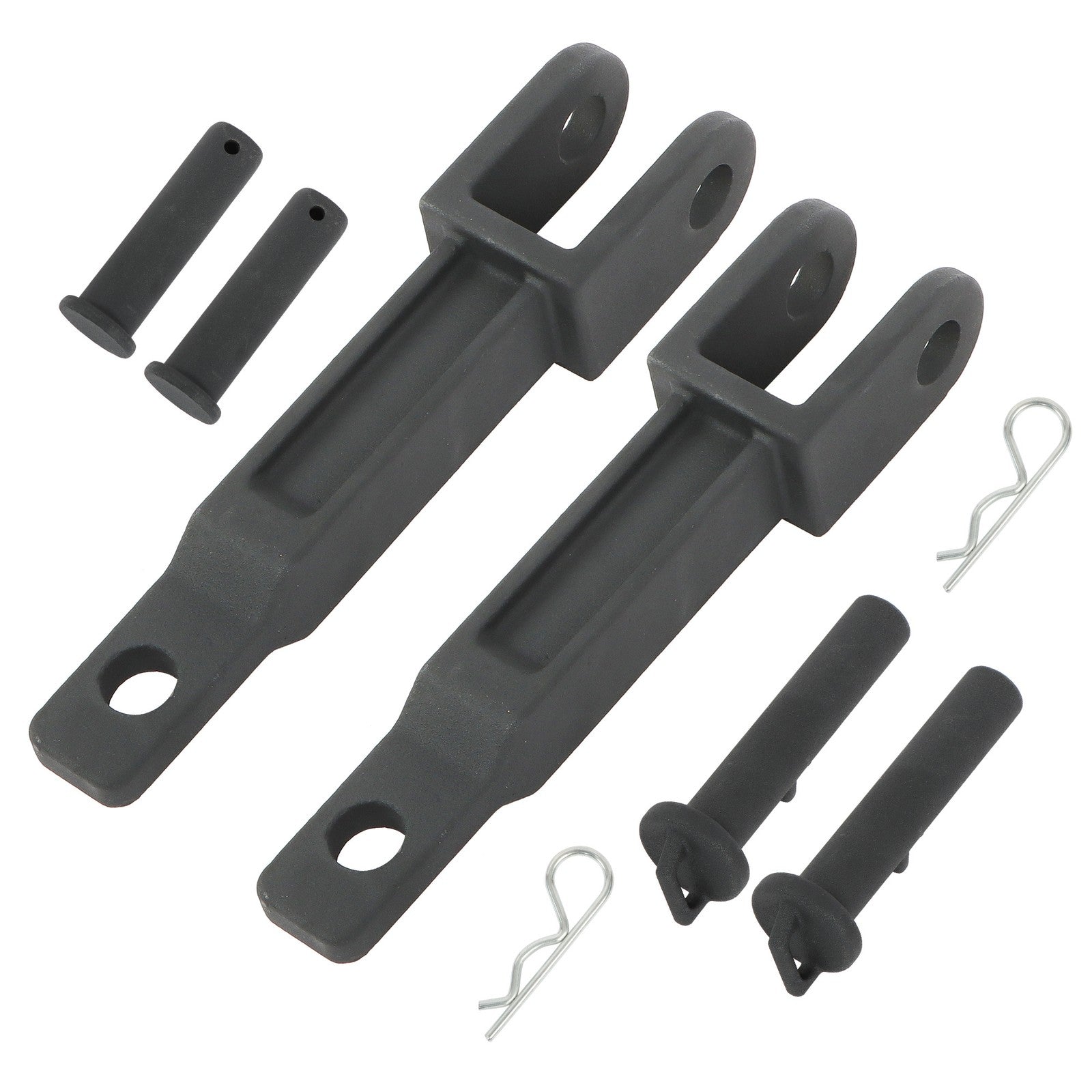 2PC Single Tow Hook A20-6014 W/ Pull Pin & Frame Pin For Peterbilt/Kenworth 10KG