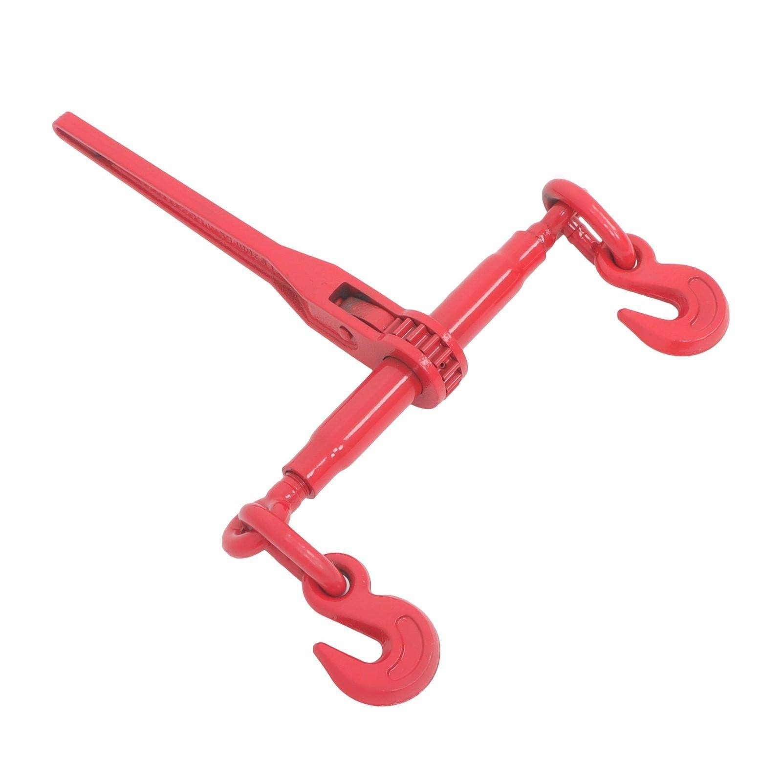 3/8-1/2In G80 9215Lb 3/8In×10FT Chain Truck Trailer Tie Down Ratchet Load Binder