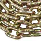 4900Lbs G80 Steel Transport Binder Chain 5/16In × 12FT With Clevis Grab Hooks