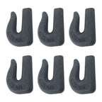 6Pcs G70 3/8" Weld On Chain Grab Hook Tow Hook Tractor Bucket Trailer Tie Down
