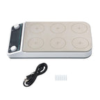 50 to 1200RPM 6 Position Magnetic Stirrer Multi-Position Magnetic Mixer Stirrer
