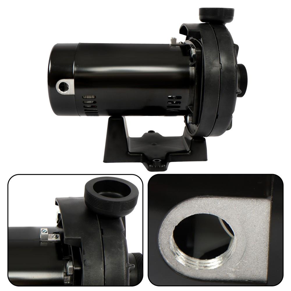 W36060 3/4 HP Booster Pump For Inground Swimming Pools Pressure Cleaner Black