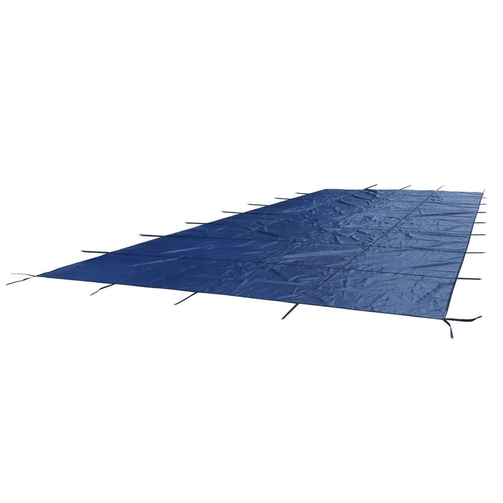 Inground Pool Safety Cover For 25' x 45' Rectangle Blue Mesh In-Ground Winter