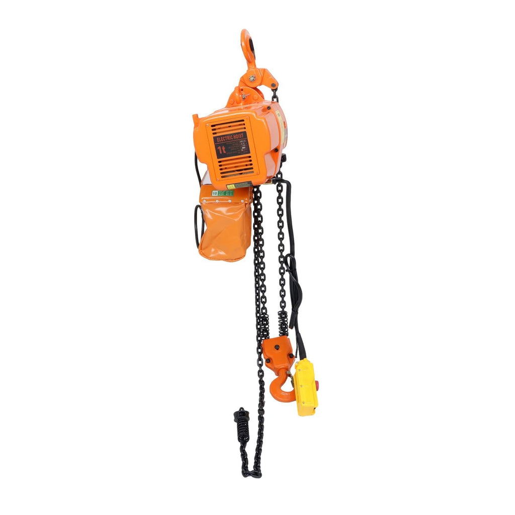 750W G80 Chain 1T/2200lbs 1.5m/5ft Wired Remote Control Electric Chain Hoist