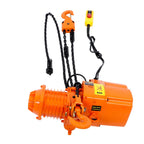 750W G80 Chain 1T/2200lbs 1.5m/5ft Wired Remote Control Electric Chain Hoist