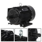 5HP 3 Phase Electric Motor 1800 RPM 184T Frame TEFC 230/460 Volt Severe Duty