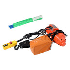 2200lbs Electric Chain Hoist Single Phase Crane 10ft Lifting for Garage Ceiling