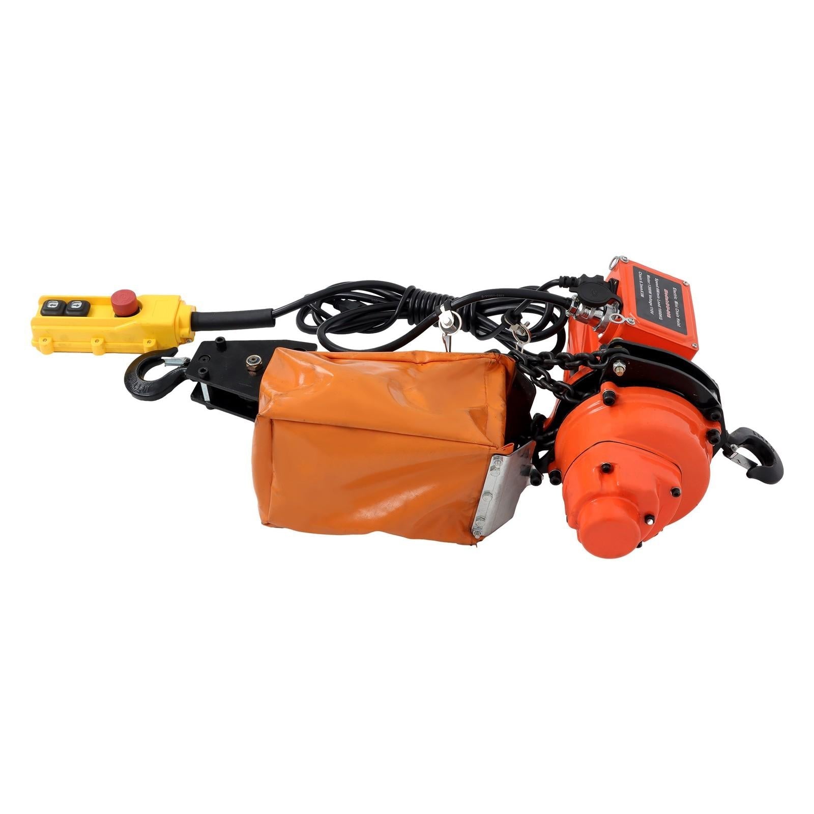2200lbs Electric Chain Hoist Single Phase Crane 10ft Lifting for Garage Ceiling