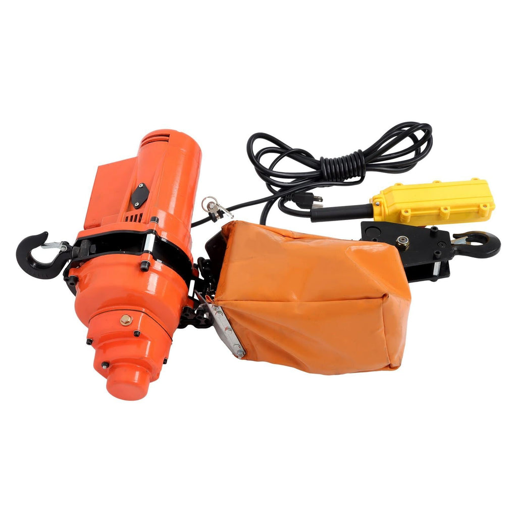 2200lbs Electric Chain Hoist Single Phase Crane 10ft Lifting for Garage Ceiling