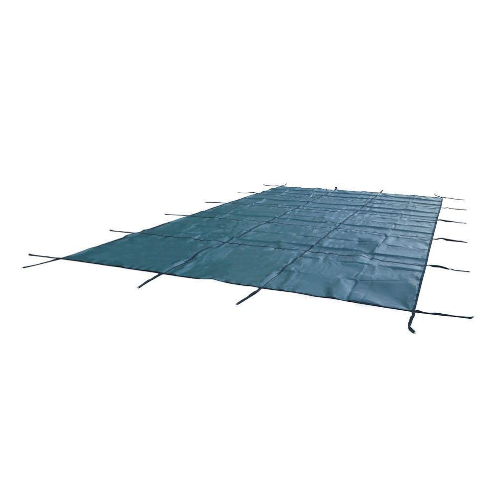 Safety Pool Cover Fits 20FTx40FT Inground Swimming Pools For Backyard Yard Green