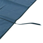 Rectangle Swimming Pool Safety Cover W/ Right Flush & Anchors For 18x36FT Green