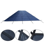 20' x 38' Inground Pool Safety Cover For 18 x 36 ft Winter Pool Cover Blue Mesh