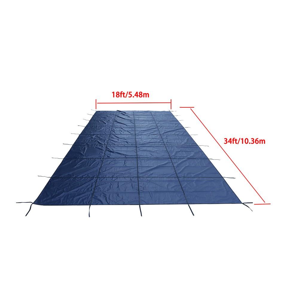 For 16x32 FT Rectangle Winter Safety Pool Cover For Inground Swimming Pools