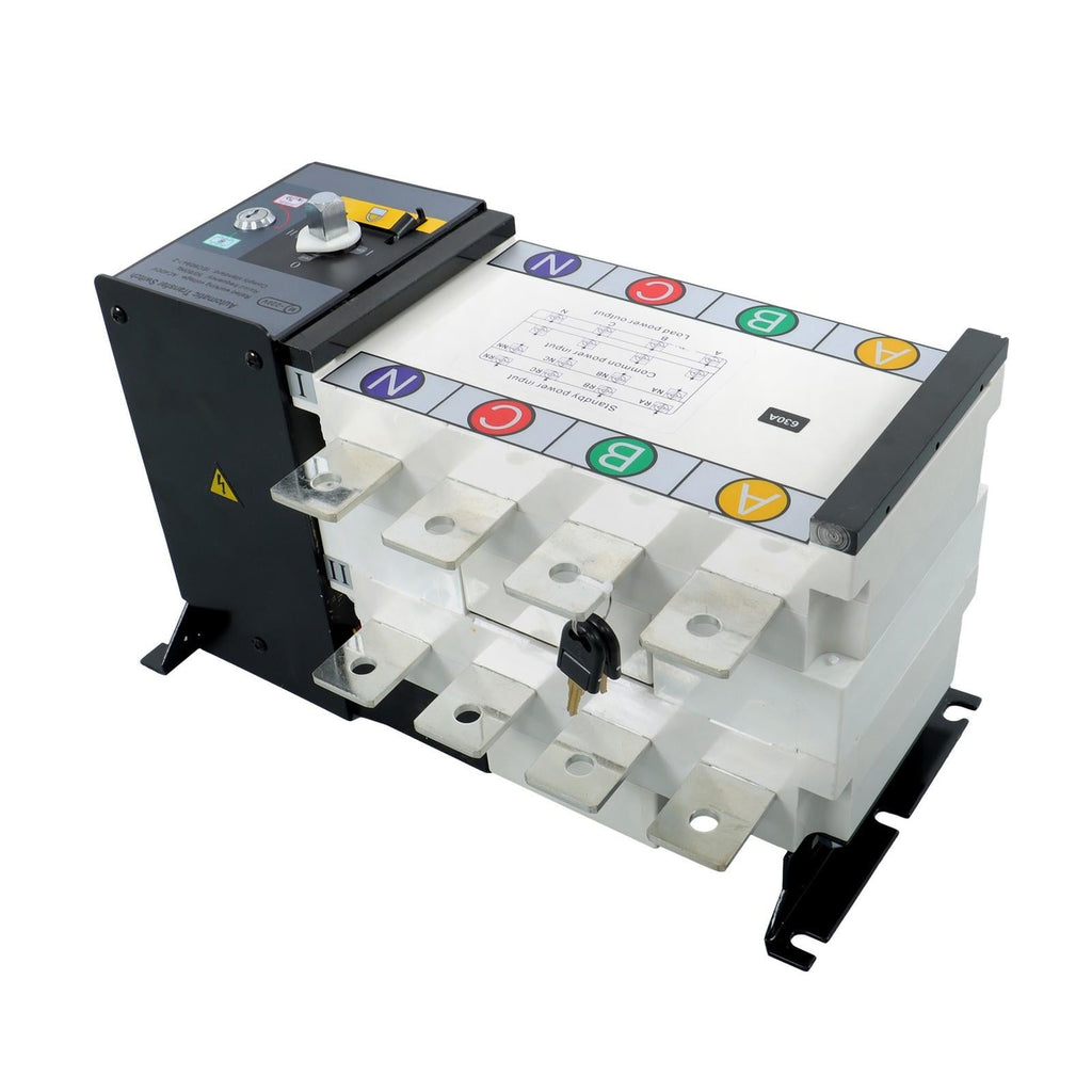 Industrial Generator Grid To AC Automatic Transfer Switch ATS 630A 4P 110/220V
