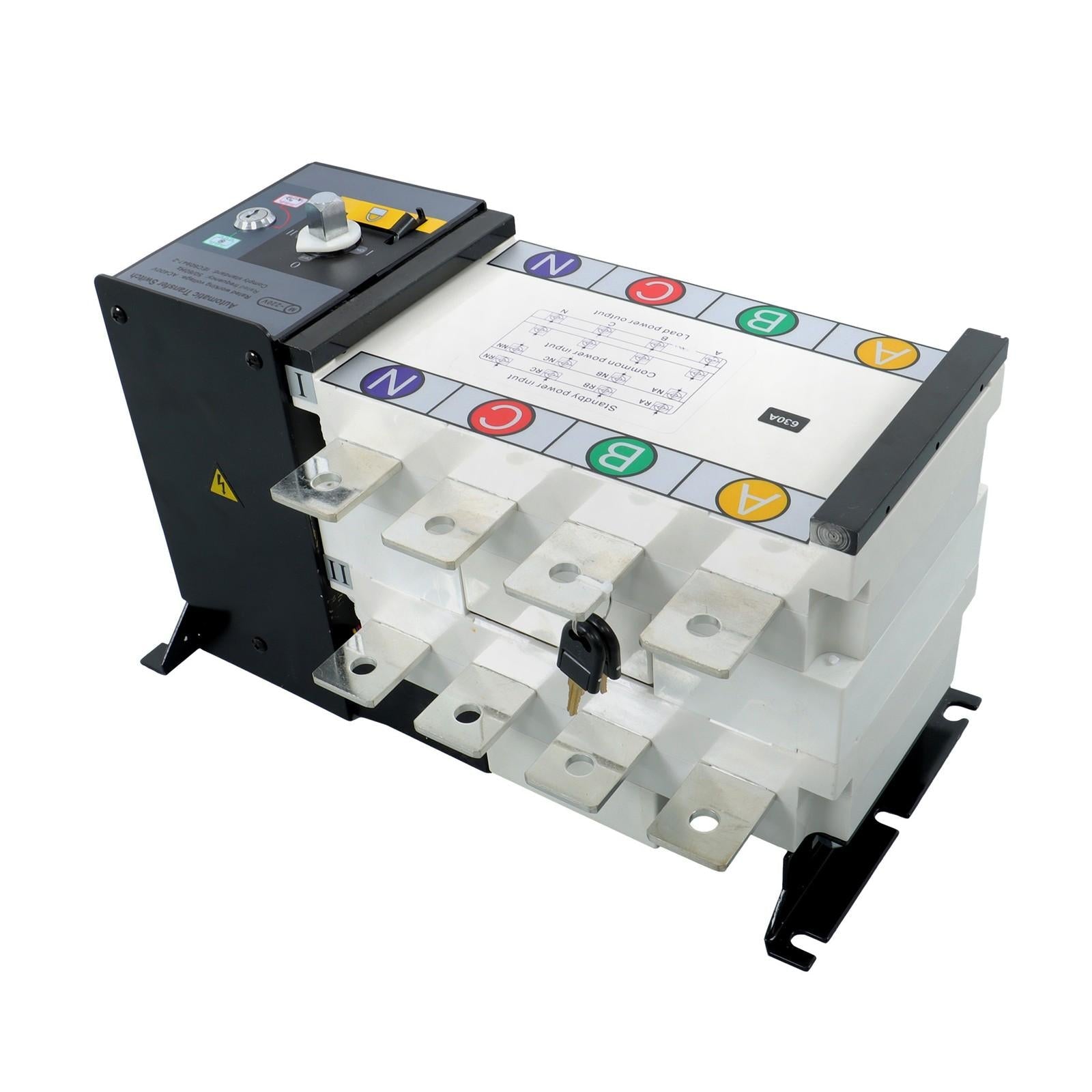 Industrial Generator Grid To AC Automatic Transfer Switch ATS 630A 4P 110/220V