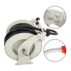 Diesel Hose Reel Auto Refueling Gun Fuel Hose Reel Retractable 3/4" × 66'