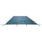 Inground Pool Safety Cover For 16' × 30' Rectangle Safety Pool Covers Green Mesh