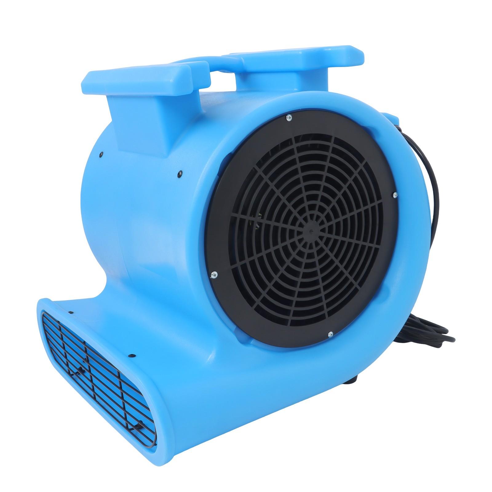 3 Speed Air Mover Carpet Dryer 1 HP 4000 CFM Floor Blower Carpet Drying Fan