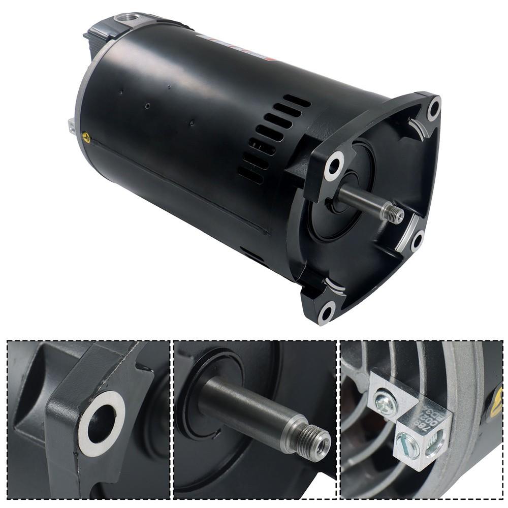 B2840 B840 2.5HP Pool Pump Motor Y56Y Frame Square Flange Replacement Motor