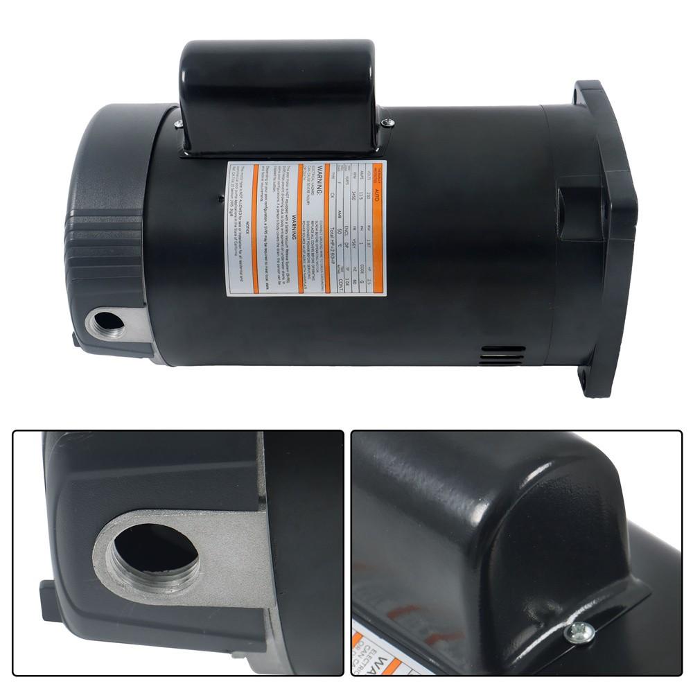 B2840 B840 2.5HP Pool Pump Motor Y56Y Frame Square Flange Replacement Motor