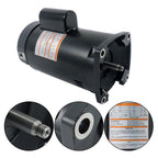 B2840 B840 2.5HP Pool Pump Motor Y56Y Frame Square Flange Replacement Motor